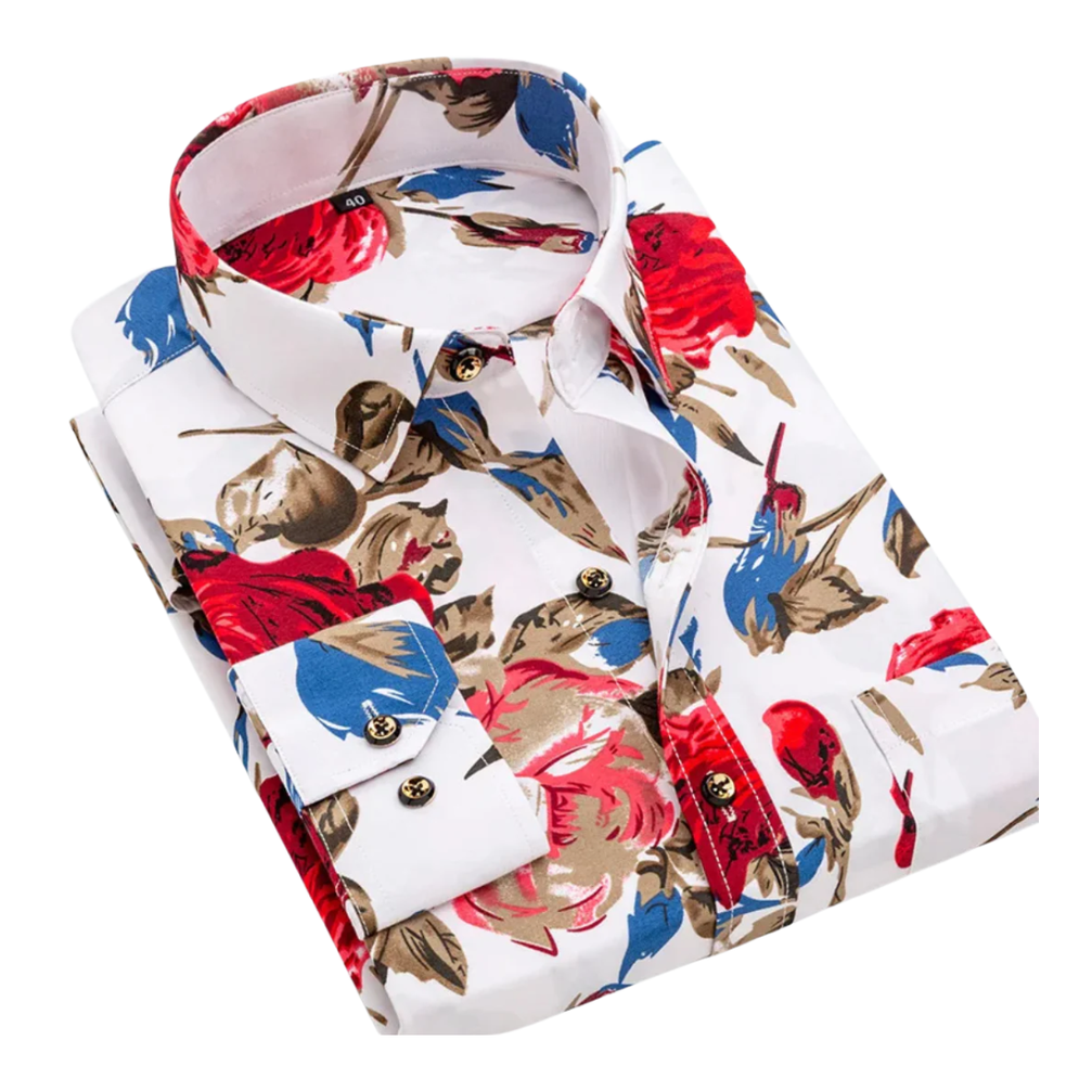 Sean - Tropical Print Shirt