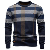 Wesley - Checked Knit Sweater