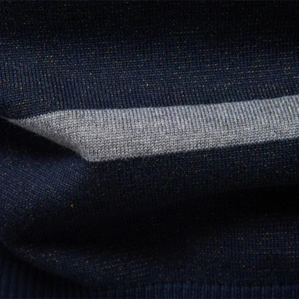 Wesley - Checked Knit Sweater