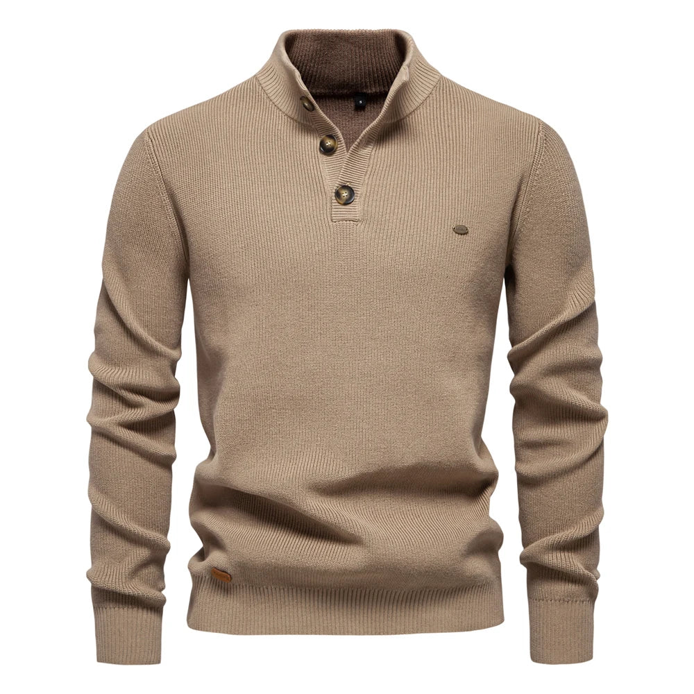 Carson - Sweater with Button Detail