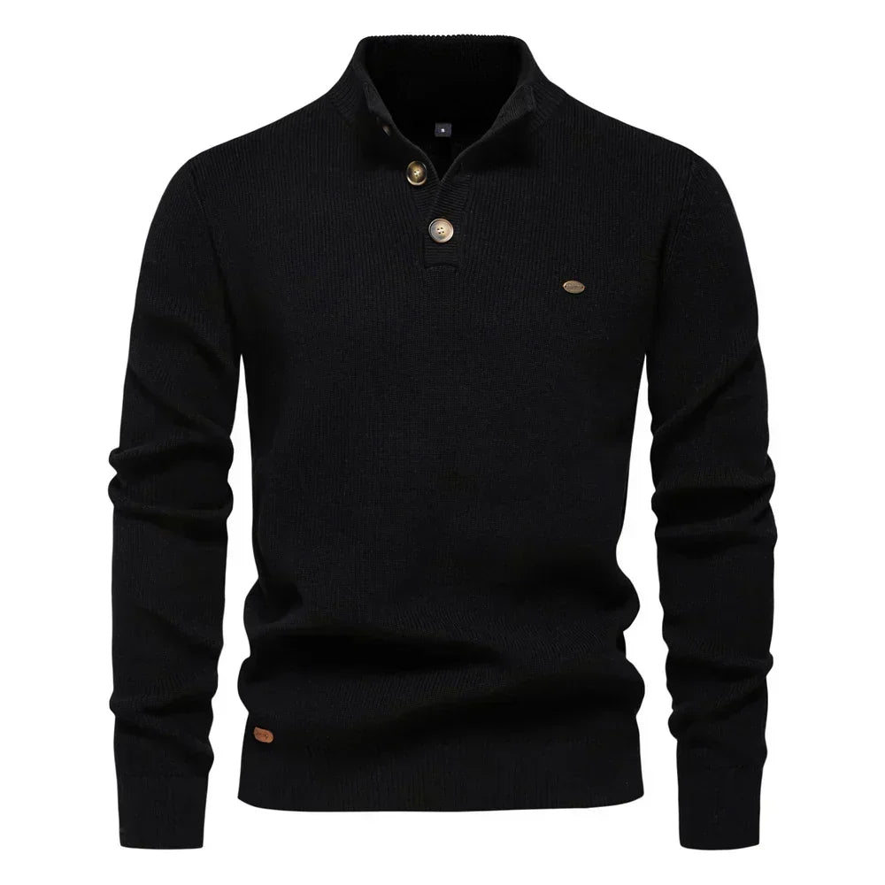 Carson - Sweater with Button Detail