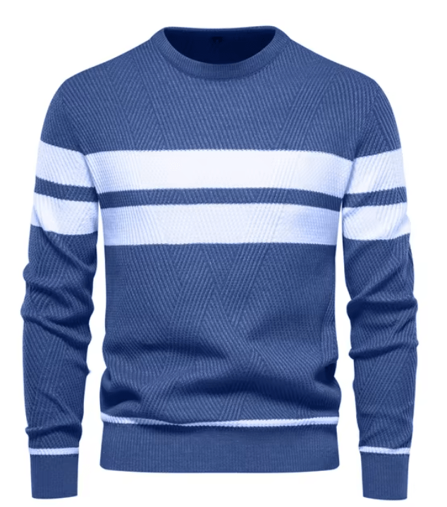 Finn - Herringbone Knit Sweater
