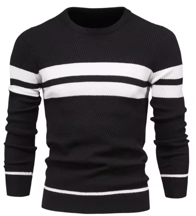 Finn - Herringbone Knit Sweater