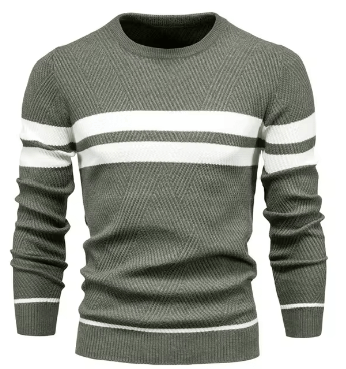 Finn - Herringbone Knit Sweater