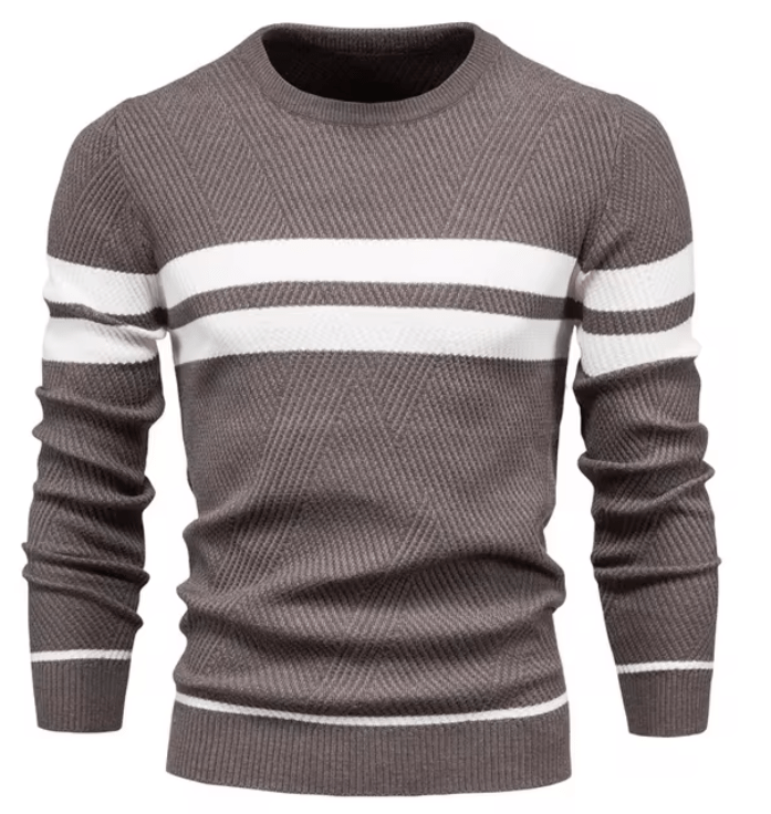 Finn - Herringbone Knit Sweater
