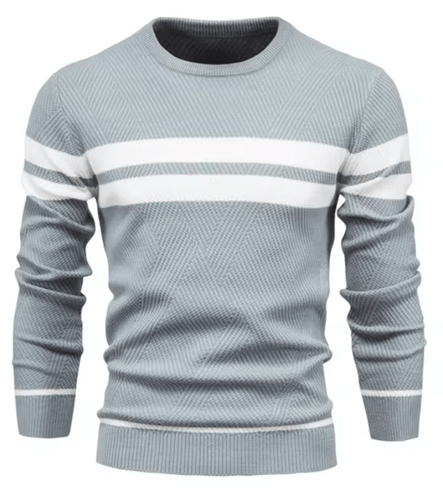 Finn - Herringbone Knit Sweater