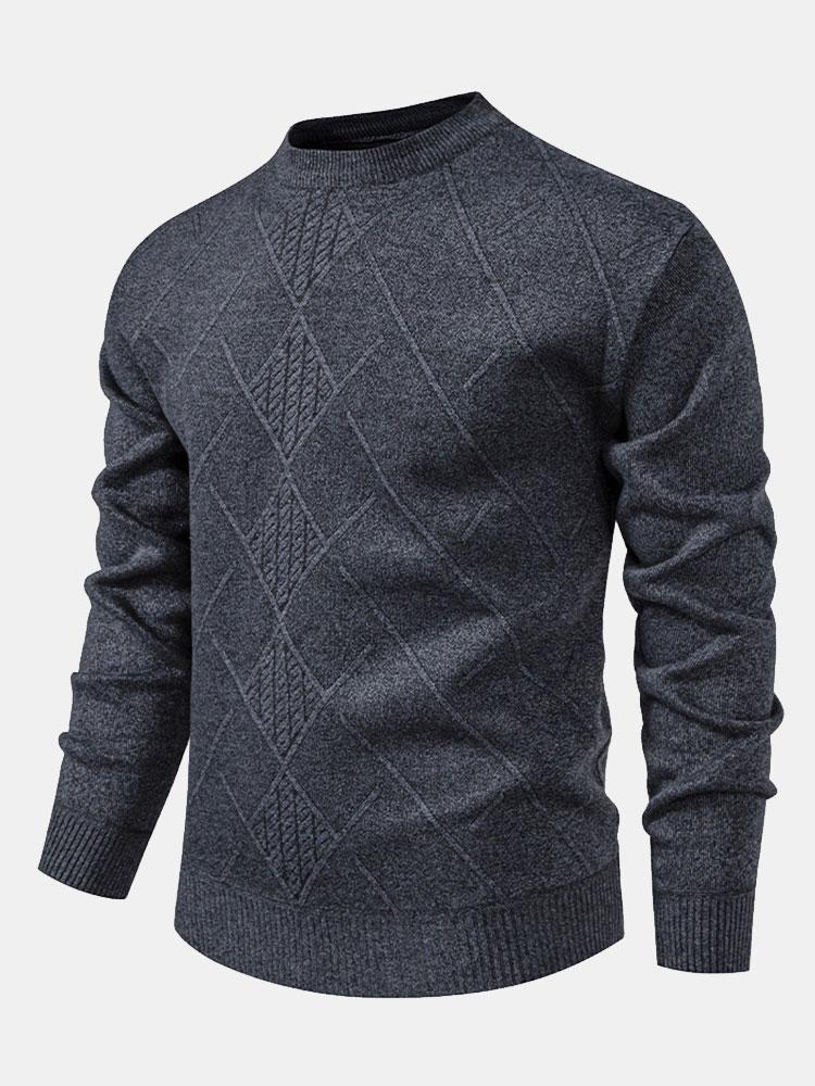 Kai - Geometric Check Sweater