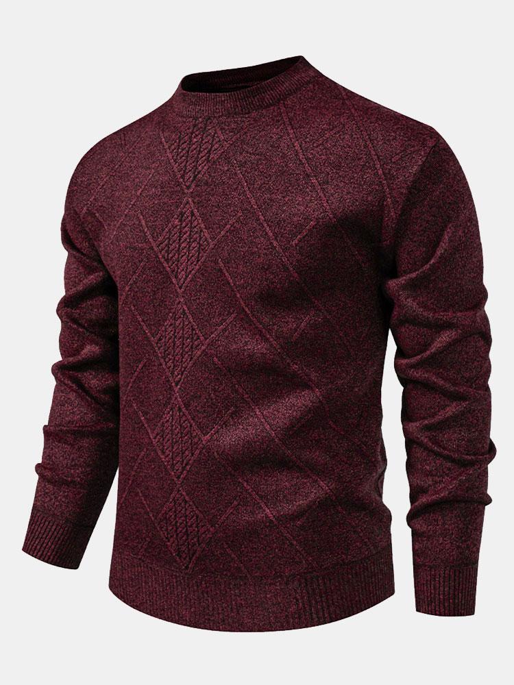 Kai - Geometric Check Sweater