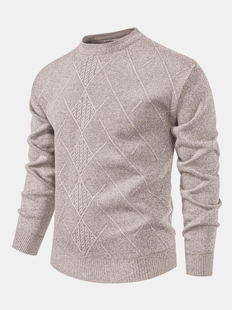 Kai - Geometric Check Sweater