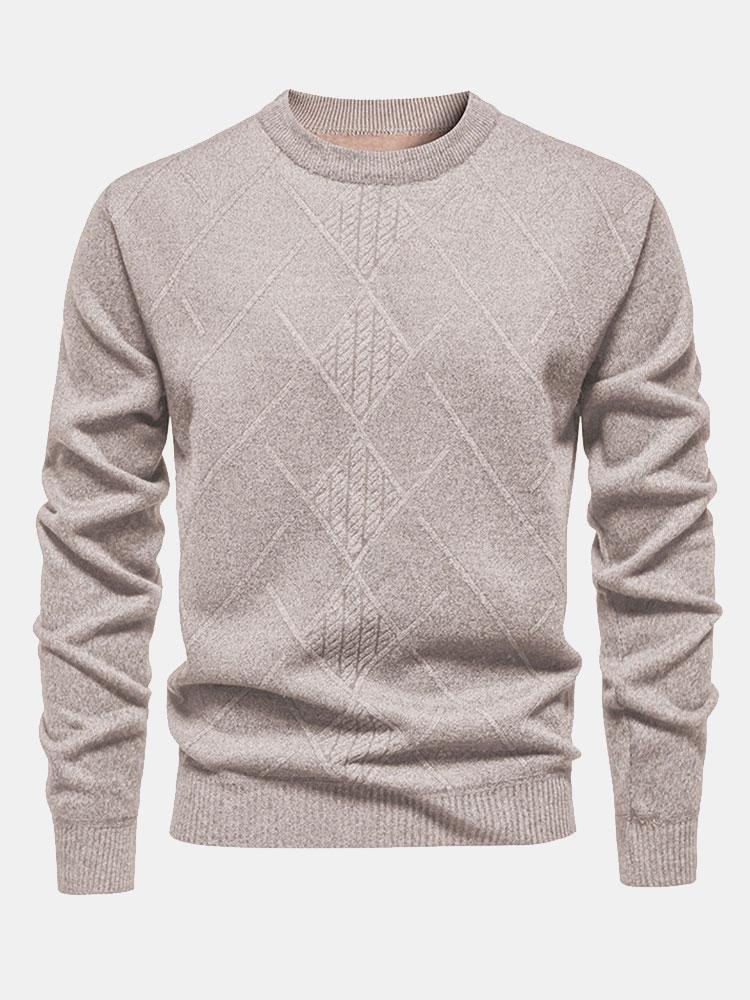 Kai - Geometric Check Sweater