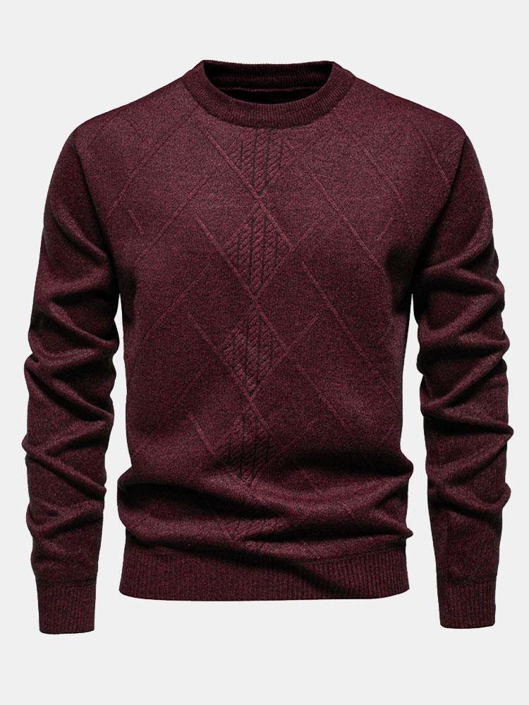 Kai - Geometric Check Sweater