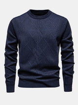 Kai - Geometric Check Sweater