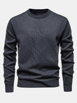 Kai - Geometric Check Sweater
