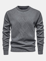 Kai - Geometric Check Sweater