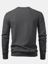 Lincoln - Checkerboard Texture Crew Neck Sweater