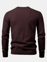 Lincoln - Checkerboard Texture Crew Neck Sweater