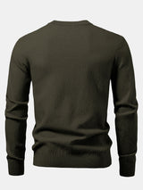 Lincoln - Checkerboard Texture Crew Neck Sweater