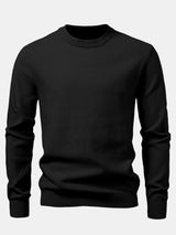 Lincoln - Checkerboard Texture Crew Neck Sweater