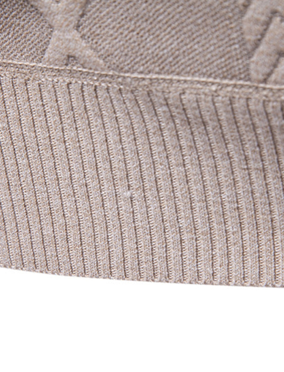 Miles - Geometric Jacquard Crew Neck Sweater