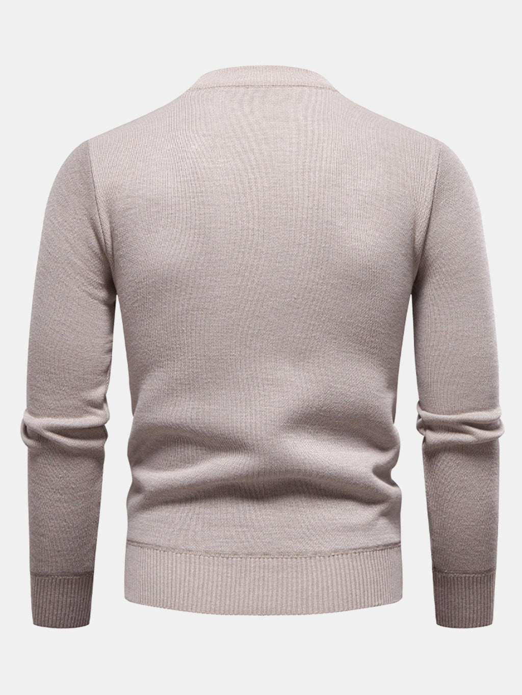 Miles - Geometric Jacquard Crew Neck Sweater