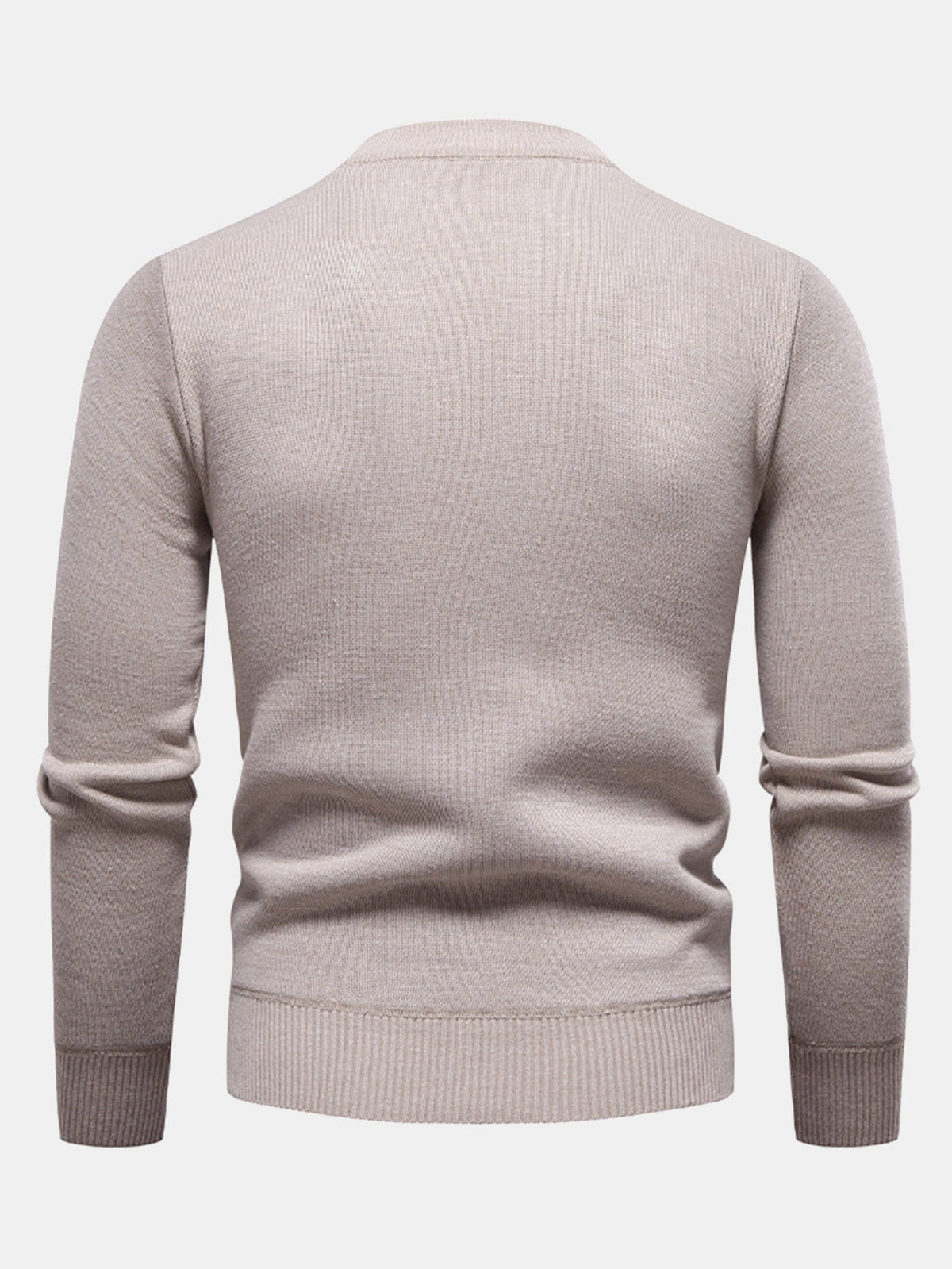Miles - Geometric Jacquard Crew Neck Sweater