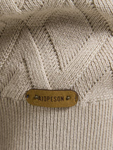 Reese - Geometric Motif Jacquard Crew Neck Sweater