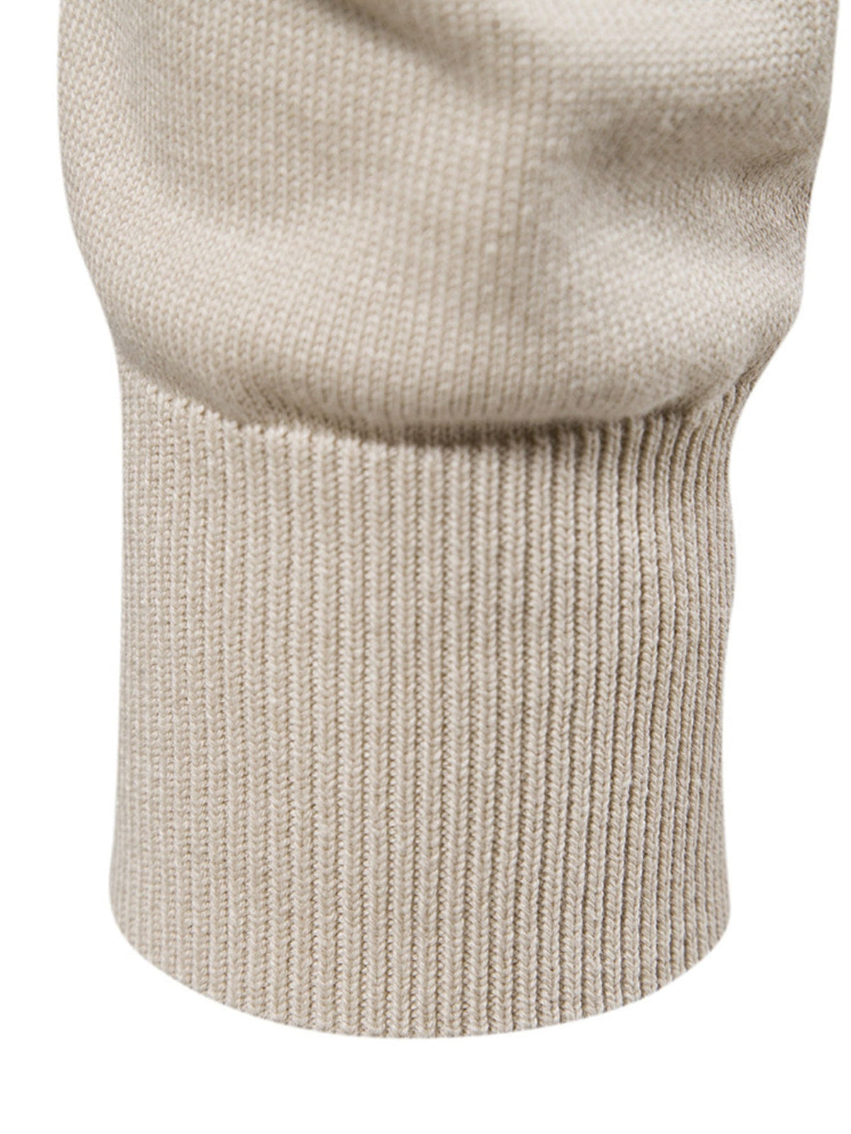 Reese - Geometric Motif Jacquard Crew Neck Sweater