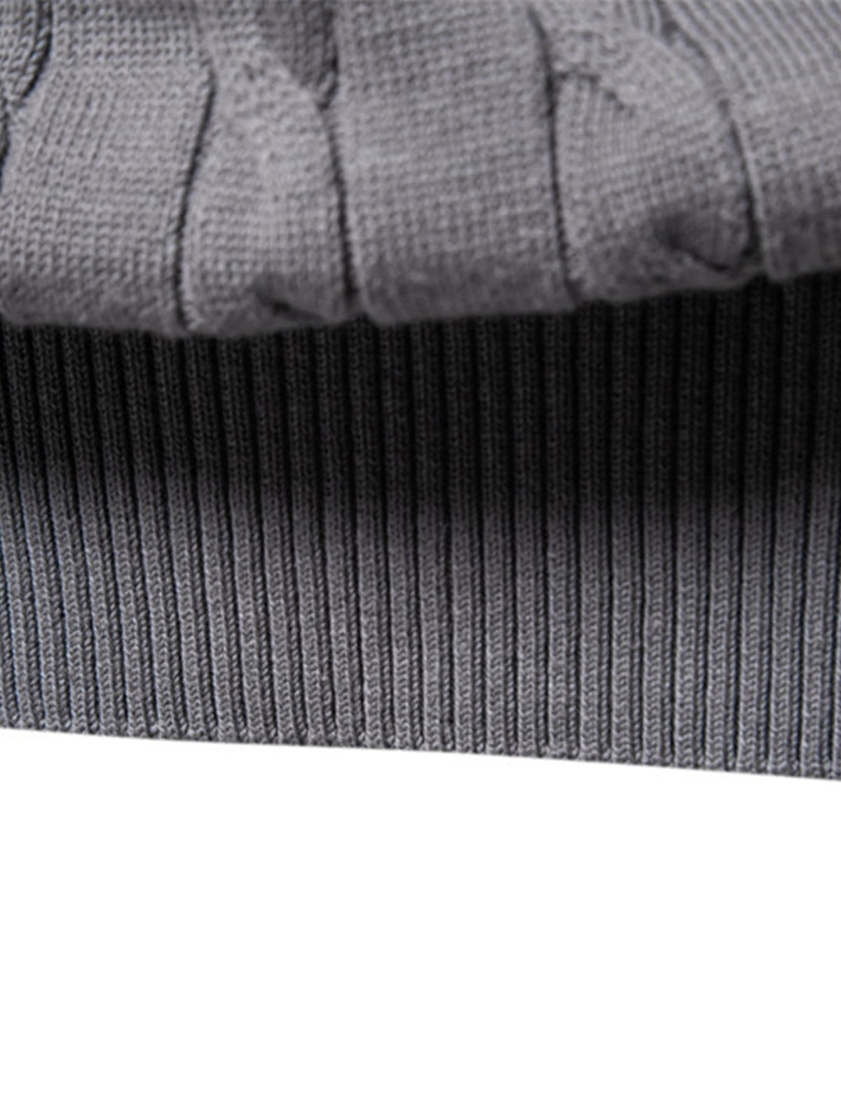 Rhys - Cable Knit Jacquard Sweater with Giraffe Embroidery