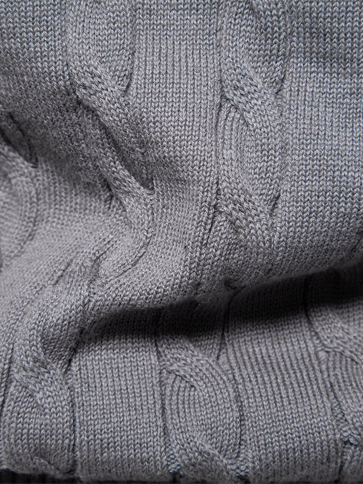 Rhys - Cable Knit Jacquard Sweater with Giraffe Embroidery