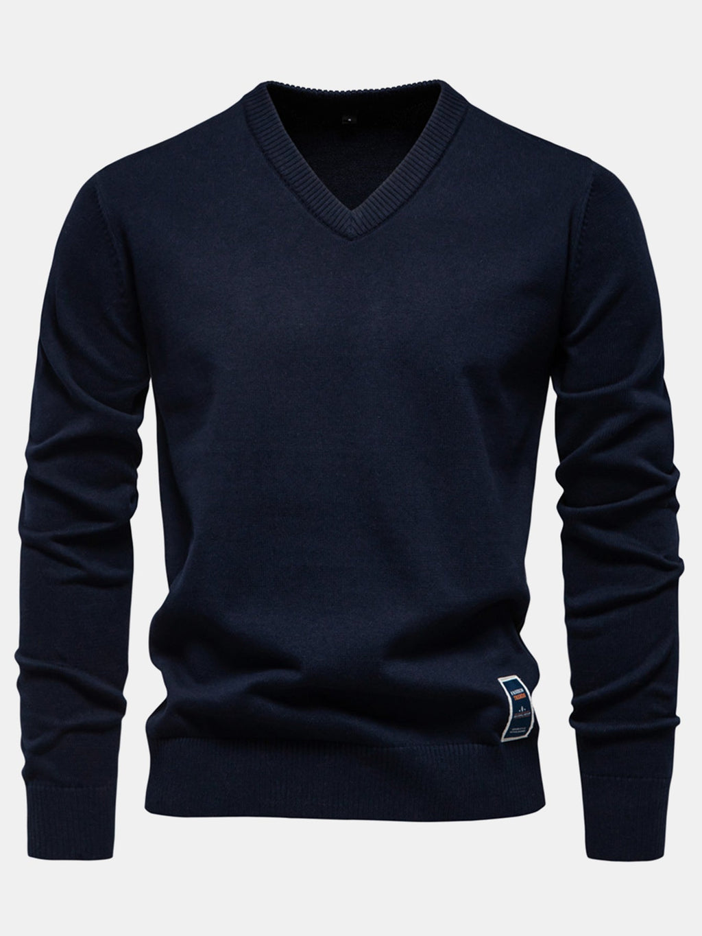 Sawyer - Long Sleeve V-Neck Knit Sweater