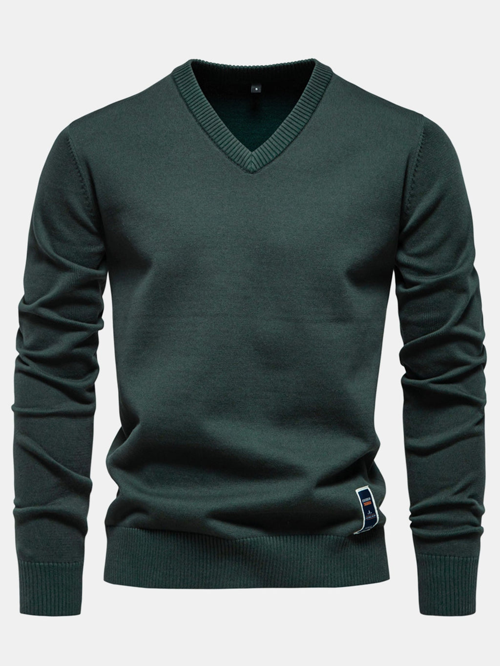 Sawyer - Long Sleeve V-Neck Knit Sweater