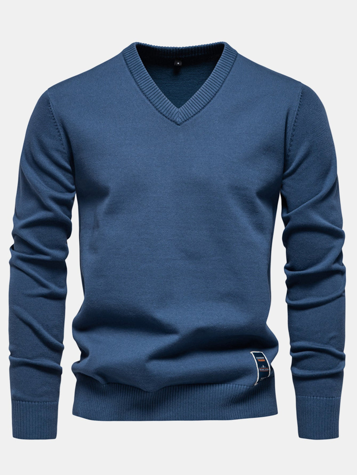 Sawyer - Long Sleeve V-Neck Knit Sweater