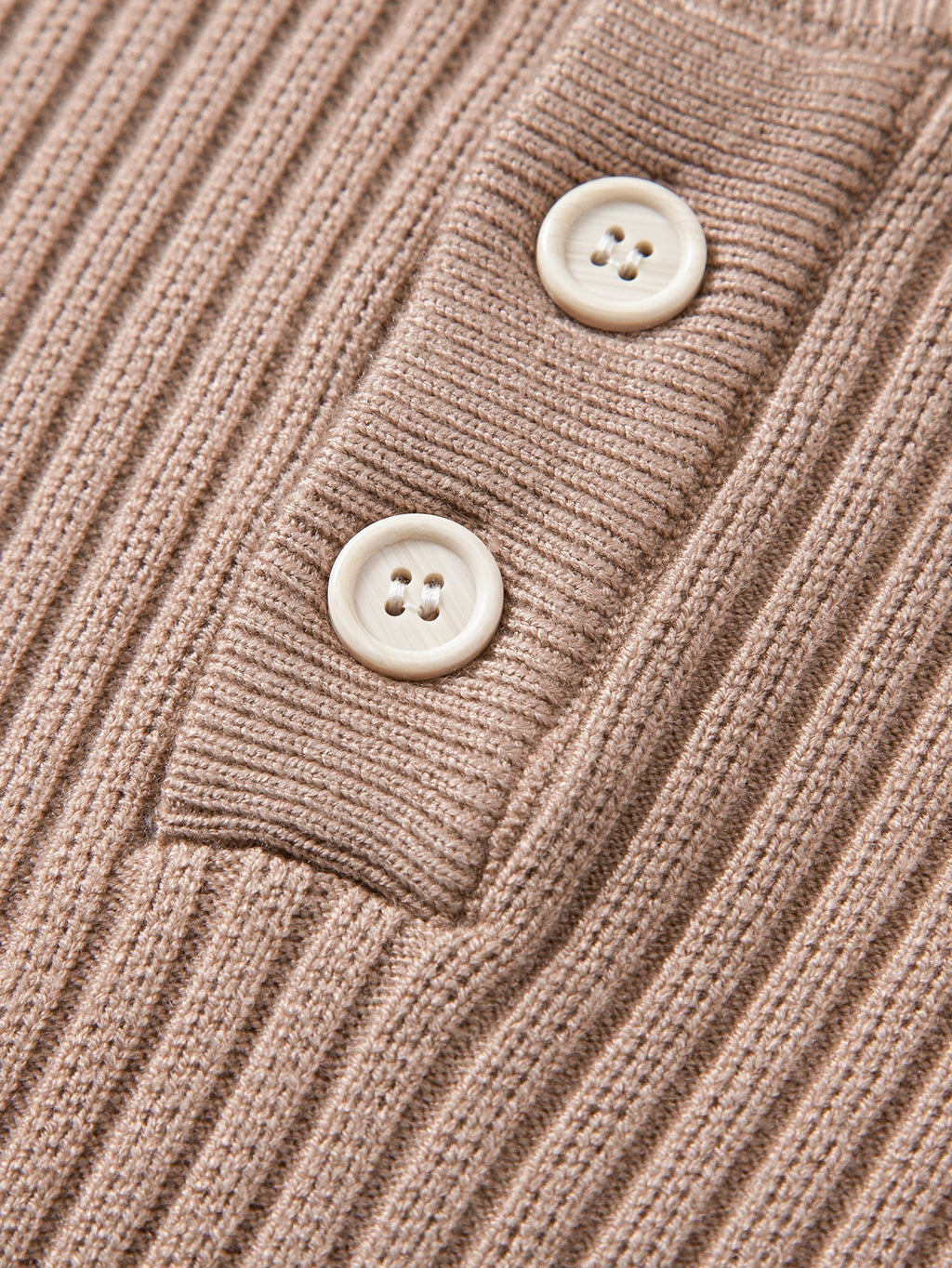 Silas - Ribbed Henley Sweater