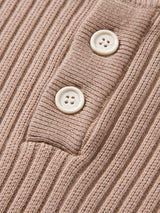 Silas - Ribbed Henley Sweater