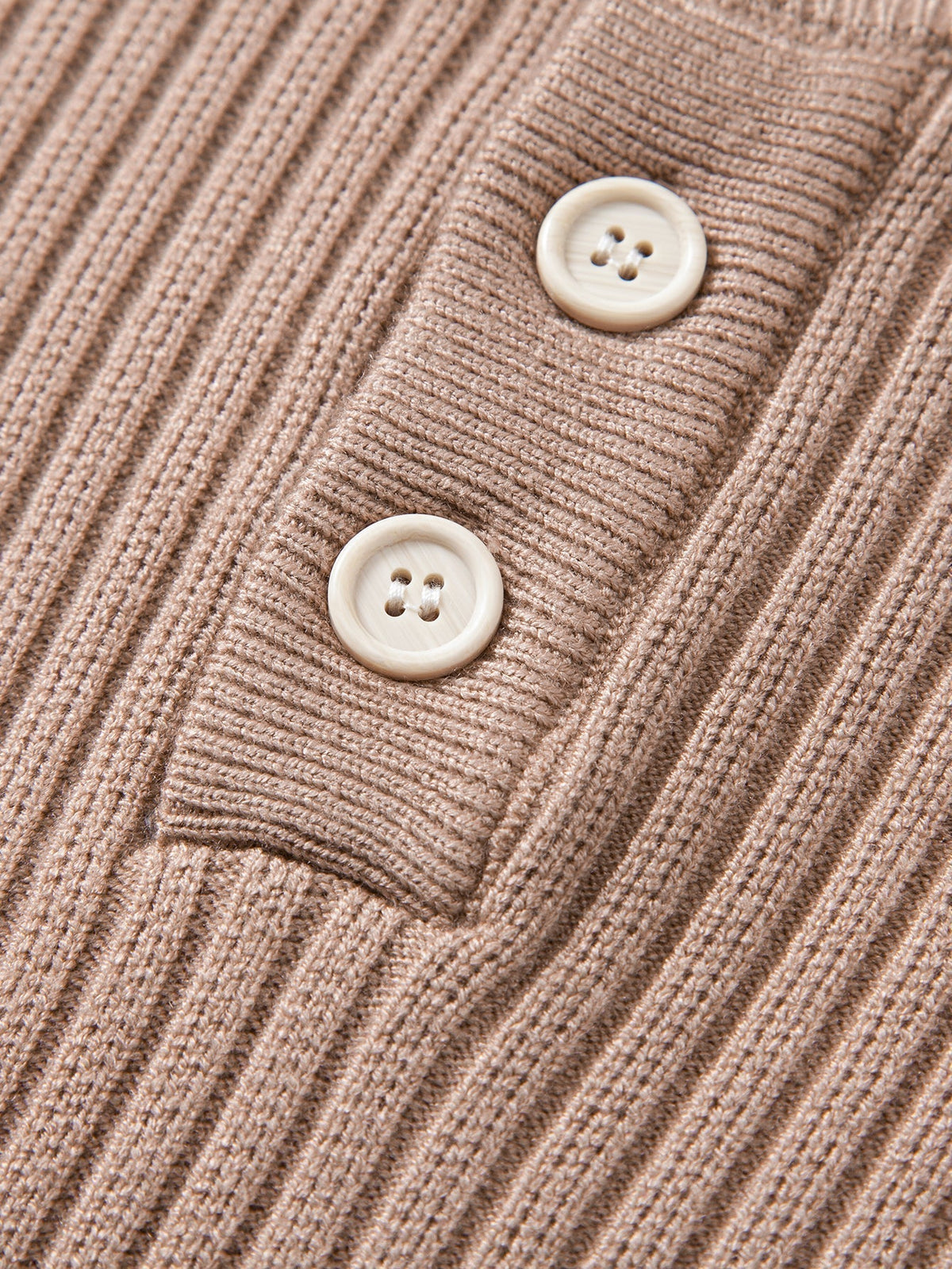 Silas - Ribbed Henley Sweater