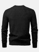 Silas - Ribbed Henley Sweater