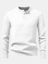 Silas - Ribbed Henley Sweater
