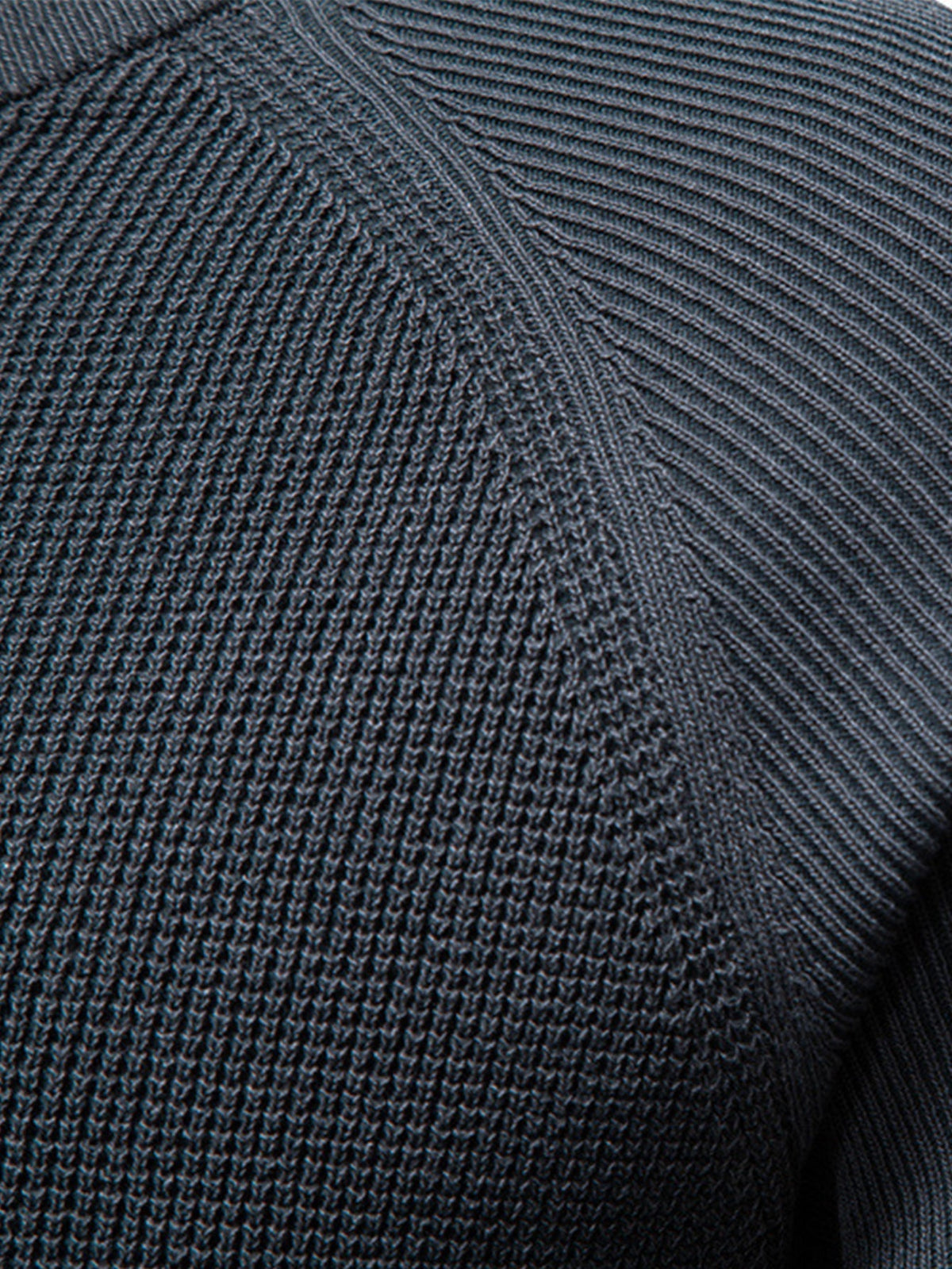 Theodore - Textured Raglan Sleeve Sweater