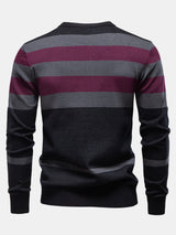 Walker - Checked Crew Neck Sweater
