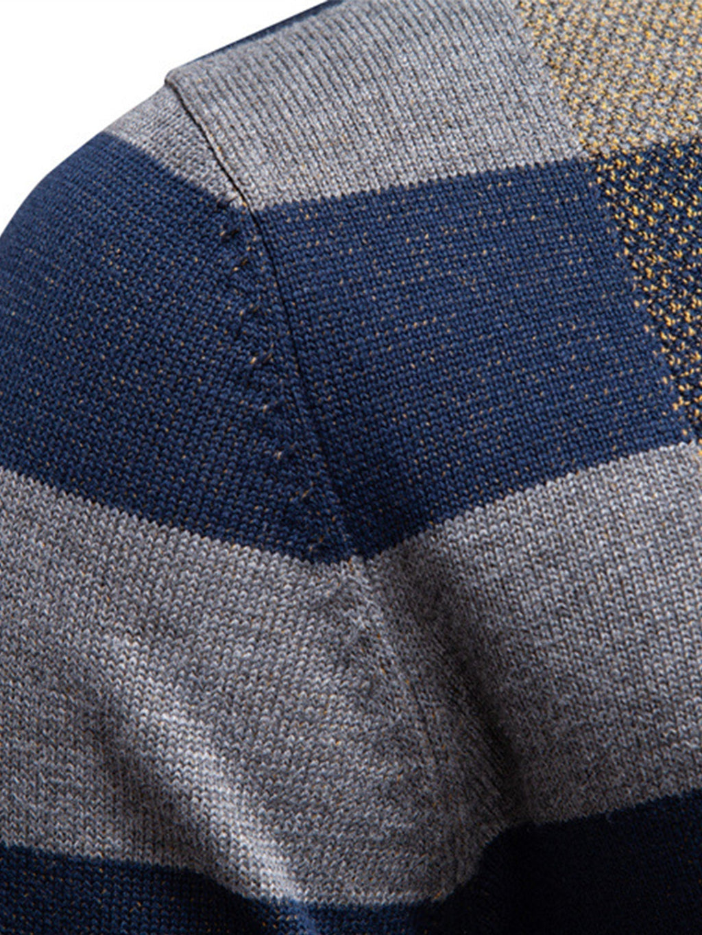 Walker - Checked Crew Neck Sweater