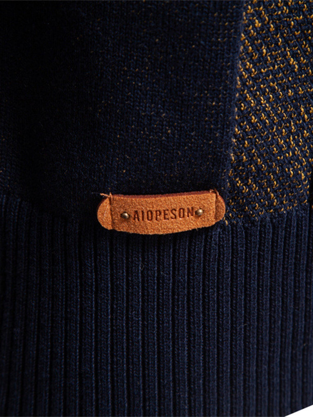 Walker - Checked Crew Neck Sweater