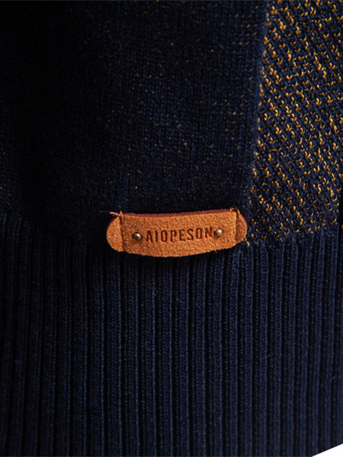 Walker - Checked Crew Neck Sweater