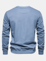 Callum - Fine Knit Crew Neck Sweater