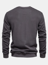 Callum - Fine Knit Crew Neck Sweater