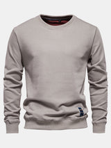 Callum - Fine Knit Crew Neck Sweater