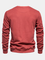 Callum - Fine Knit Crew Neck Sweater