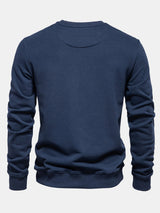 Callum - Fine Knit Crew Neck Sweater