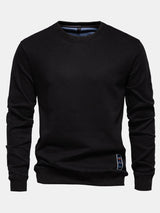 Callum - Fine Knit Crew Neck Sweater