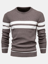 Declan - Striped Crew Neck Sweater