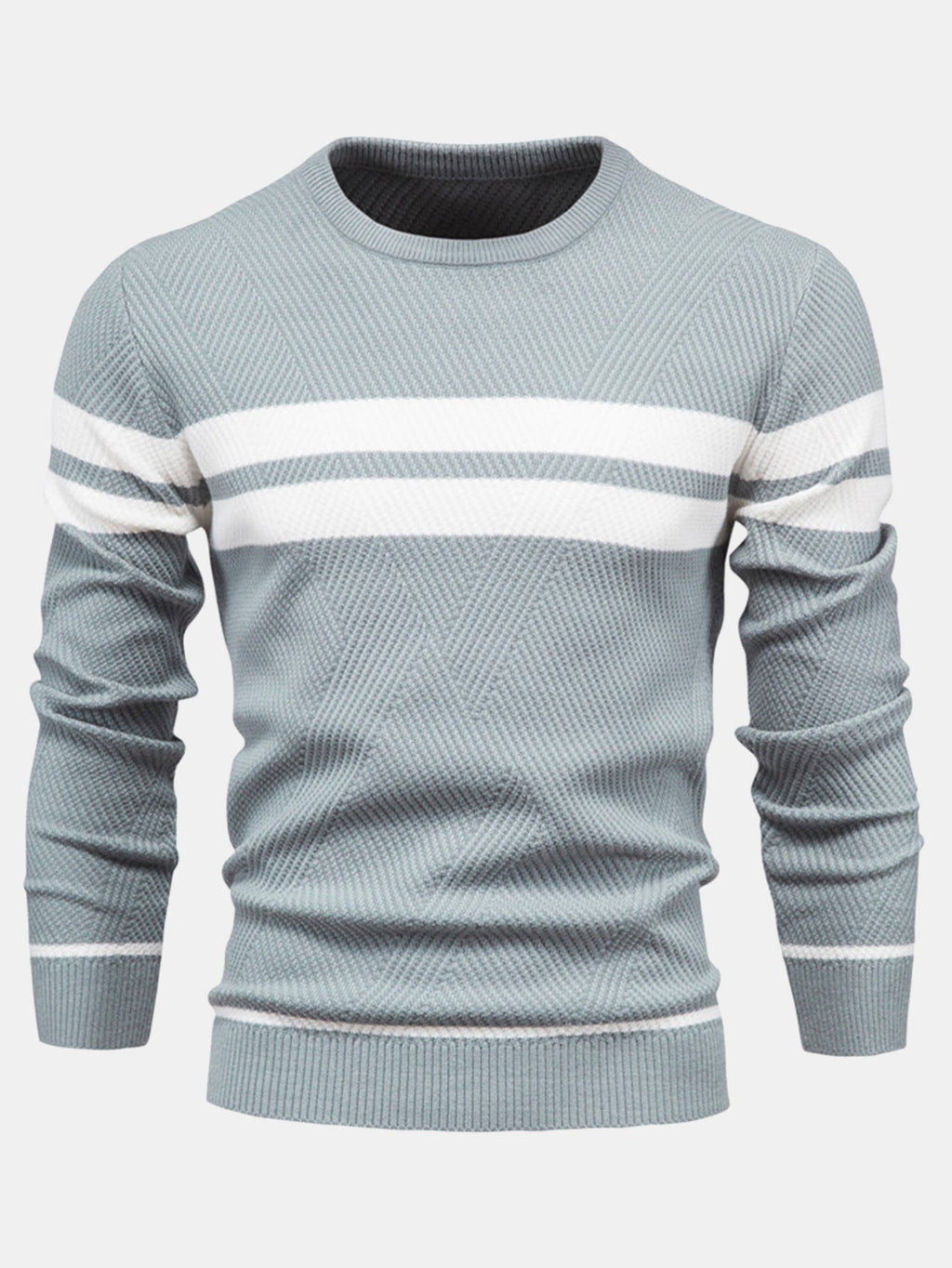 Declan - Striped Crew Neck Sweater